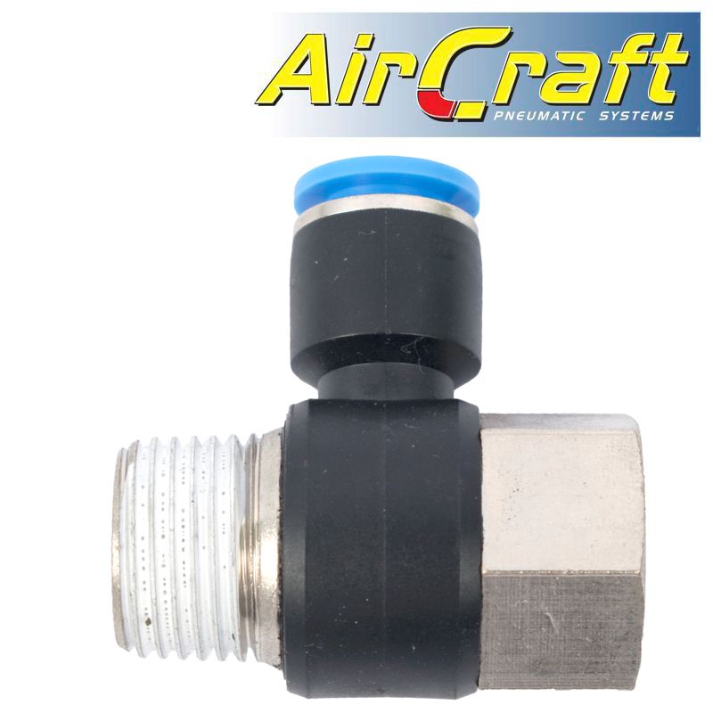 PU HOSE FITTING TEE 10MM X 1/2'F X 1/2'M PU HOSE FITTING TEE 10MM X 1/2'F X 1/2'M