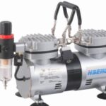 COMPRESSOR FOR AIRBRUSH 2CYL W/REG.& FILTER