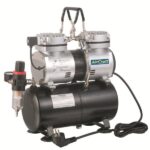 COMPRESSOR FOR AIRBRUSH 2CYL WITH TANK (AS196)