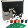 COMP MINI AIR - BATTERY - A130 AIRBRUSH+5 X PAINTX 6 STENCILS
