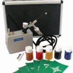 COMP MINI AIR - BATTERY - A130 AIRBRUSH+5 X PAINTX 6 STENCILS