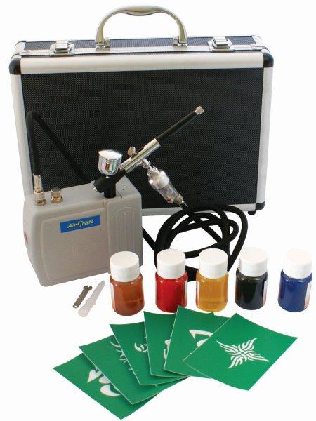 COMP MINI AIR - BATTERY - A130 AIRBRUSH+5 X PAINTX 6 STENCILS COMP MINI AIR - BATTERY - A130 AIRBRUSH+5 X PAINTX 6 STENCILS