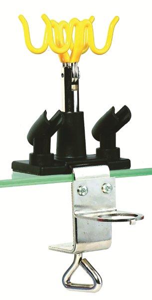 AIRBRUSH HOLDER FOR TABLE EDGE WITH CLAMP AIRBRUSH HOLDER FOR TABLE EDGE WITH CLAMP