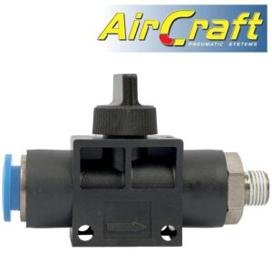 PU HOSE FITTING VALVE 10MM X 1/8'M