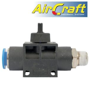 PU HOSE FITTING VALVE 12MM X 1/4'M