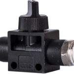 PU HOSE FITTING VALVE 1/8'M X 1/4'M