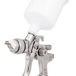 SPRAY GUN HVLP GRAVITY 1.4MM S/S NOZZLE & NEEDLE WITH PLASTIC CUP