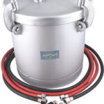10L PAINT POT WITH 2M HOSE AND GUN NO CUP