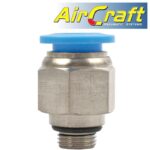 PU FITTING STR. STUD W/O-RING 10MM-1/8' M