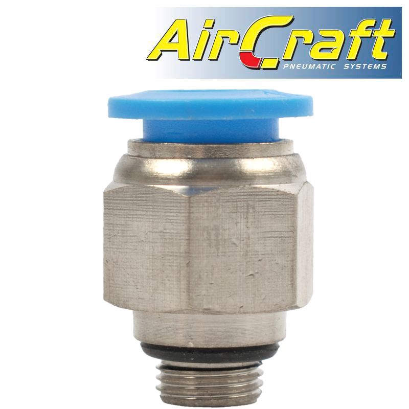 PU FITTING STR. STUD W/O-RING 10MM-1/8' M PU FITTING STR. STUD W/O-RING 10MM-1/8' M