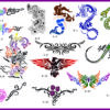 BOOK 06 TATTOO STENCILS 15 designs 1 design on each A3 sheet