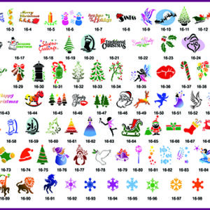 BOOK 16 TATTOO STENCILS 100 designs per book 4 designs on ea A4 sheet