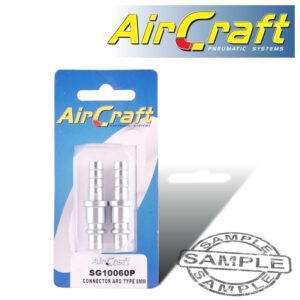 CONNECTOR ARO TYPE 8MM HOSE TAIL 2PACK