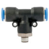 PU HOSE FITTING TEE 10MM-1/8 M