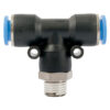 PU HOSE FITTING TEE 10MM-1/4 M