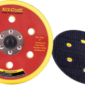 DA SANDER PAD HOOK AND LOOP 6 HOLES 5 16 - 24UNF 150MM 6'