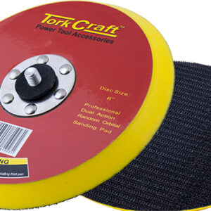 DA SANDER PAD HOOK AND LOOP 5 16 - 24UNF MED SOFT NO HOLES 150MM 6'