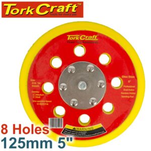 DA SANDER PAD HOOK AND LOOP 5 16 - 24UNF 8 HOLES MED SOFT 125MM 5'