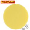 FOAM PAD HOOK AND LOOP YELLOW SPONGE 150MM 6' HEAVY CUTTING