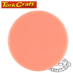 FOAM PAD HOOK AND LOOP ORANGE SPONGE 150MM 6' LIGHT COMPOUNDING