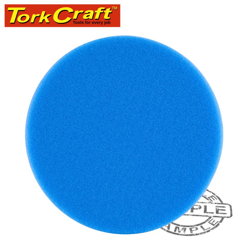 FOAM PAD HOOK AND LOOP BLUE SPONGE 150MM 6' HEAVY POLISHING FOAM PAD HOOK AND LOOP BLUE SPONGE 150MM 6' HEAVY POLISHING