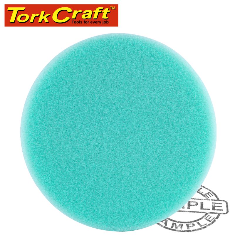 FOAM PAD HOOK AND LOOP GREEN SPONGE 150MM 6' LIGHT FINISHING FOAM PAD HOOK AND LOOP GREEN SPONGE 150MM 6' LIGHT FINISHING