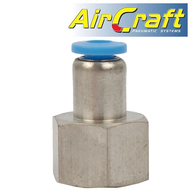 PU HOSE FITTING STRAIGHT STUD 4MM-1/4 F PU HOSE FITTING STRAIGHT STUD 4MM-1/4 F