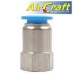 PU HOSE FITTING STRAIGHT STUD 10MM-1/8 F