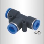 PU HOSE FITTING TEE 4MM