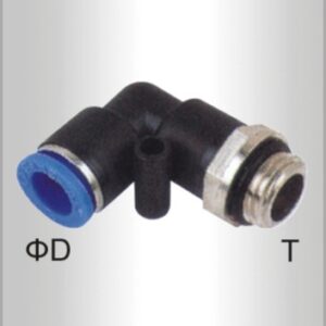 ELBOW W/O-RING 6MM-1/4 M PU HOSE FITTING
