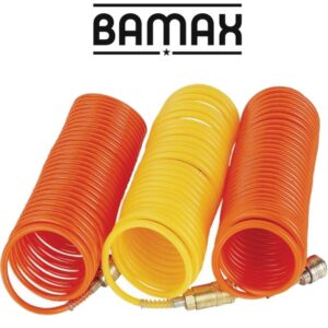 SPIRAL POLYP HOSE 6.5MMX10MMX4M WITH QUICK COUPLERS BX15PU4-6