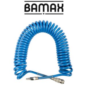 SPIRAL POLYP HOSE 6.5MMX10MMX12M WITH QUICK COUPLERS BX15PU12-6
