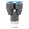 PU HOSE FITTING Y JOINT 10MM-3/8 M
