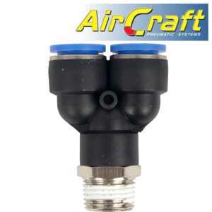 PU HOSE FITTING Y JOINT 14MM-1/4 M