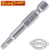 STAINLESS  SCREWDRIVER BIT SQ2 X 50MM RED SHANK