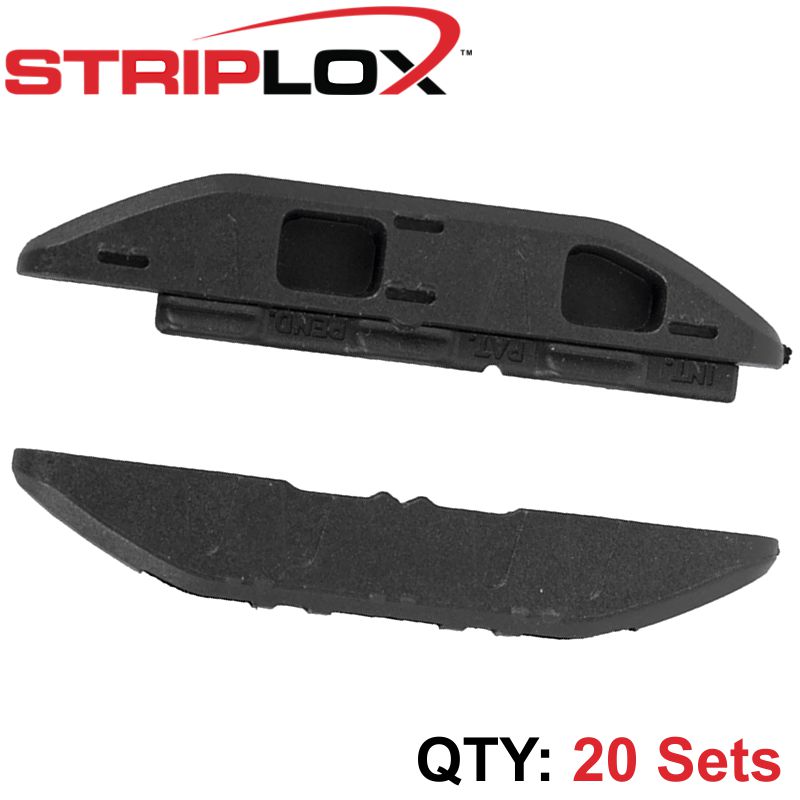 STRIPLOX MINI 60MM BULK BLACK BULK BAG (20 SETS) STRIPLOX MINI 60MM BULK BLACK BULK BAG (20 SETS)