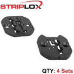 STRIPLOX CLIP 50 BLACK (4 SETS)