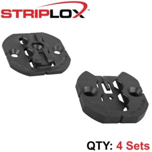 STRIPLOX CLIP 50 BLACK (4 SETS)