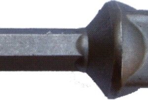 SOCKET ADAPTOR 1/4'M SQ X 50MM 1/4'M HEX SHANK CARDED
