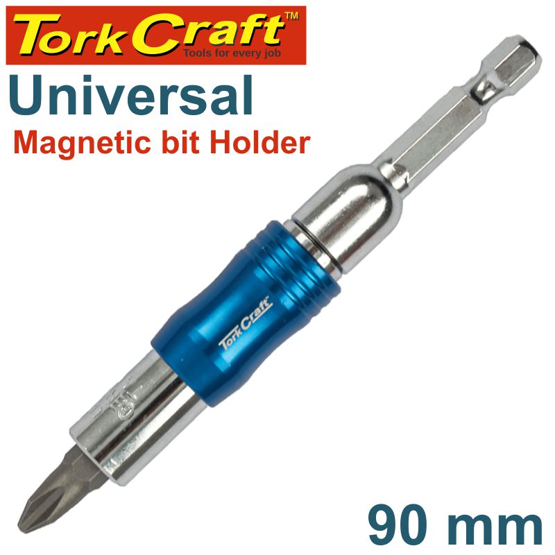 UNIVERSAL MAGNETIC BIT HOLDER 90MM CARDED UNIVERSAL MAGNETIC BIT HOLDER 90MM CARDED
