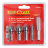 COUNTERSINK SET 5PCE SET CARBON (8