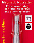 NUTSETTER MAGNETIC 6X65MM CARDED