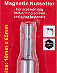 NUTSETTER MAGNETIC 10X65MM CARDED