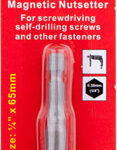 NUTSETTER 1/4 X65MM MAG CARDED