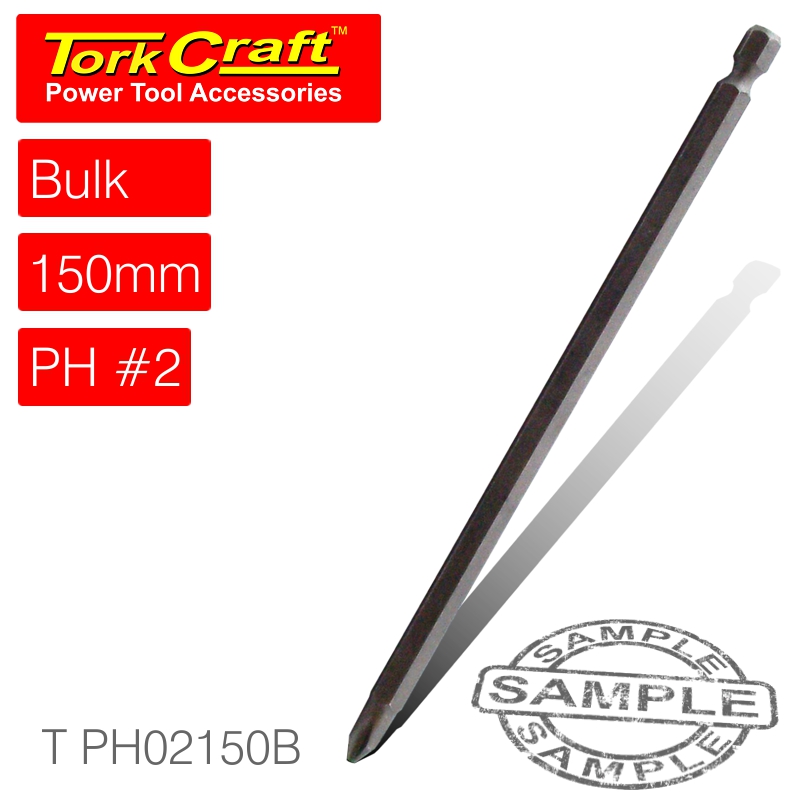 PHILLIPS NO.2 POWER BIT X 150MM BULK PHILLIPS NO.2 POWER BIT X 150MM BULK
