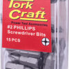 PHIL. 2X25MM INSET BIT 15PCE IN TAC BOX