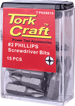 PHIL. 2X25MM INSET BIT 15PCE IN TAC BOX PHIL. 2X25MM INSET BIT 15PCE IN TAC BOX