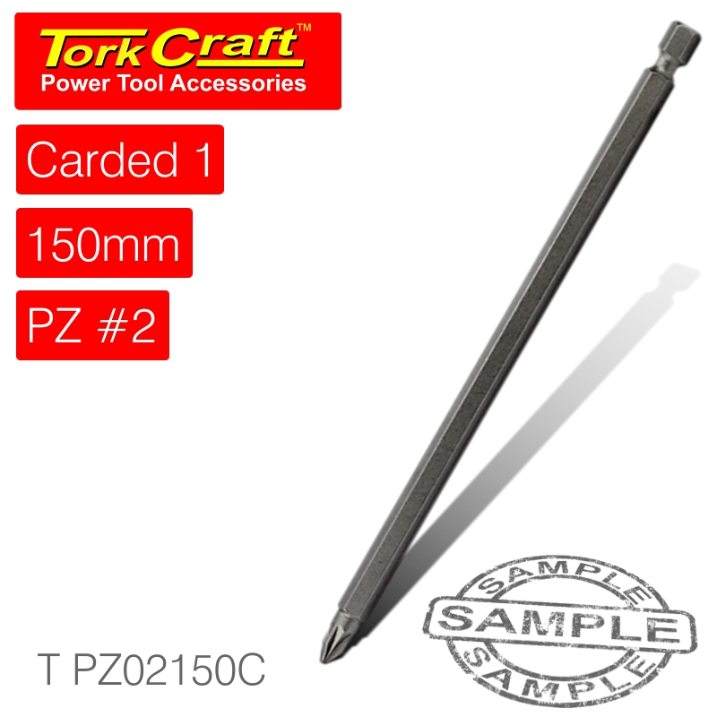 POZI NO.2 POWER BIT X 150MM CARDED POZI NO.2 POWER BIT X 150MM CARDED