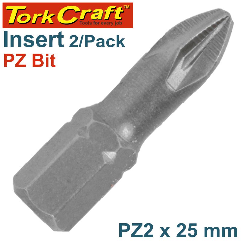 POZI.2 X 25MM INS.BIT 2/CARD POZI.2 X 25MM INS.BIT 2/CARD