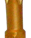 POZI 2 X 25MM INSERT BIT TORSION TITANIUM COATED PZ2